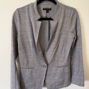 Banana Republic Women's Textured Gray Blazer
